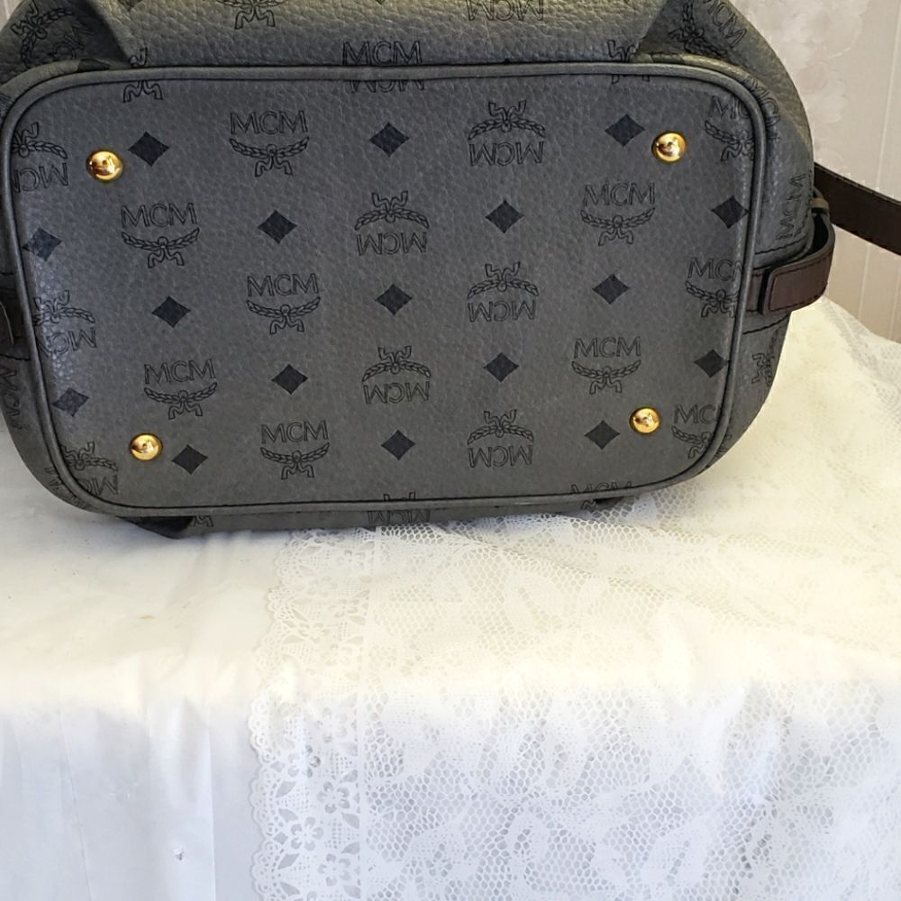 MCM Drawstring Bucket Shoulder Bag - Picture 6 of 12